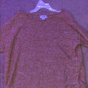 yellow old navy sweater